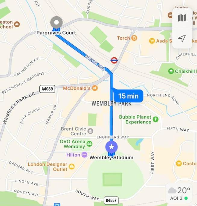 Gorgeous Flat 10 Min Walk To Stadium Free Parking London Exterior foto